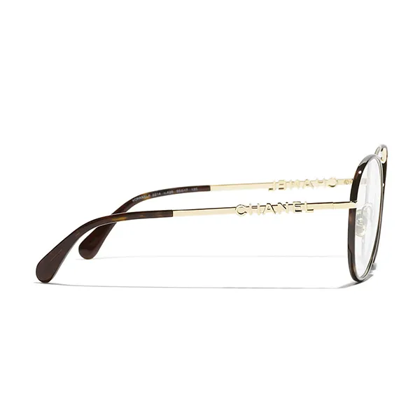 Kính Mắt Cận Chanel Eyeglasses 0CH2214 C429 Màu Havana/Gold