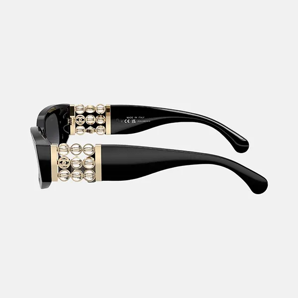 Kính Mát Chanel Rectangle Black/ Dark Grey CH5544 C622S8 Màu Đen Xám