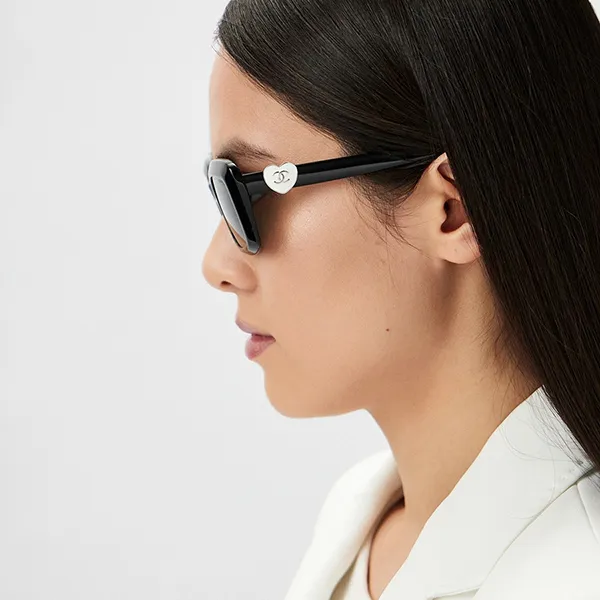 Kính Mát Chanel Sunglasses 0CH5520 C501S4 Màu Đen Xám