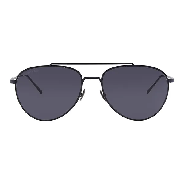 Kính Mát Lacoste Modified Rectangular Metal Ultra-Thin Sunglasses L195S 424 Màu Xanh/Đen
