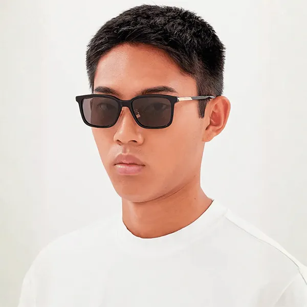 Kính Mát Nam Bottega Veneta Sunglasses BV1374SK 001 Màu Xám/Đen