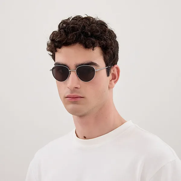 Kính Mát Nam Bottega Veneta Sunglasses BV1966S 002 Màu Xám/Bạc