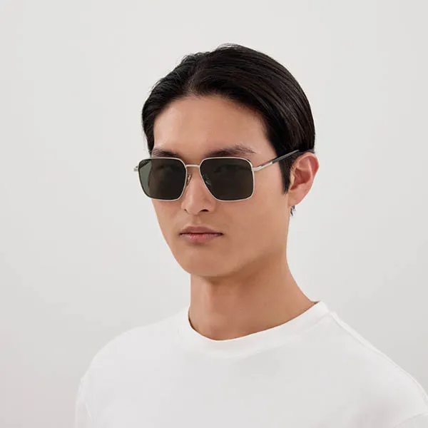 Kính Mát Nam Gucci Sunglasses GG1965SK 001 Màu Đen Bạc