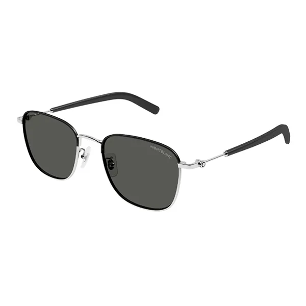 Kính Mát Nam Montblanc Sunglasses MB0392SA 002 Màu Xám/Đen
