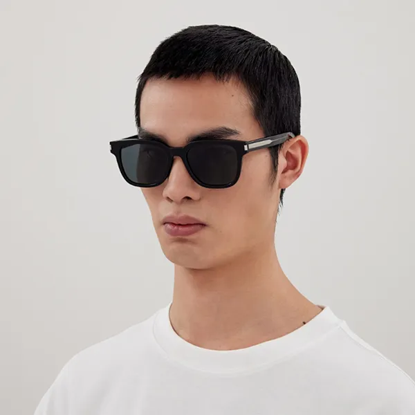 Kính Mát Nam Yves Saint Laurent YSL Sunglasses SL500 001 Màu Xám/Đen