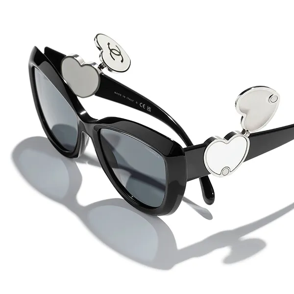 Kính Mát Nữ Chanel 0CH5517 C501S4 Màu Đen