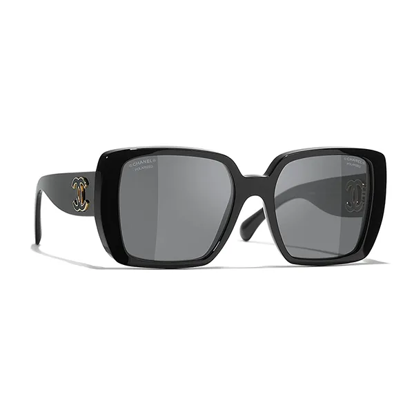 Kính Mát Chanel Square Sunglasses CH5541 C622T8 Màu Đen Xám
