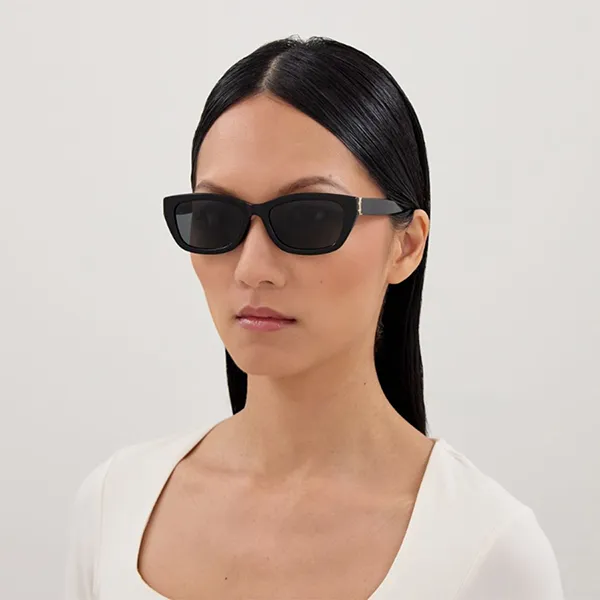 Kính Mát Nữ Yves Saint Laurent YSL Sunglasses SLM153/F 001 Màu Đen