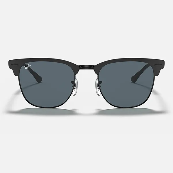 Kính Mát Unisex Rayban Clubmaster Metal Sunglasses 0RB3716 186/R551 Màu Xanh/Đen