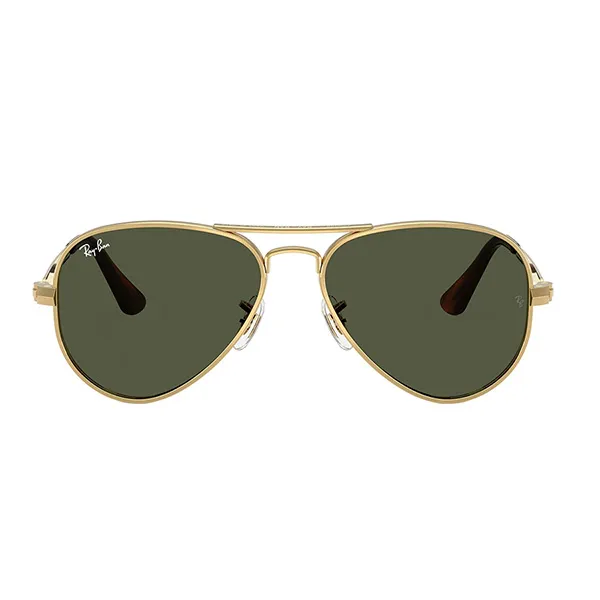 Kính Mát Unisex Rayban Sunglasses 0RB3925 001/3162 Màu Xanh Lá/Gold