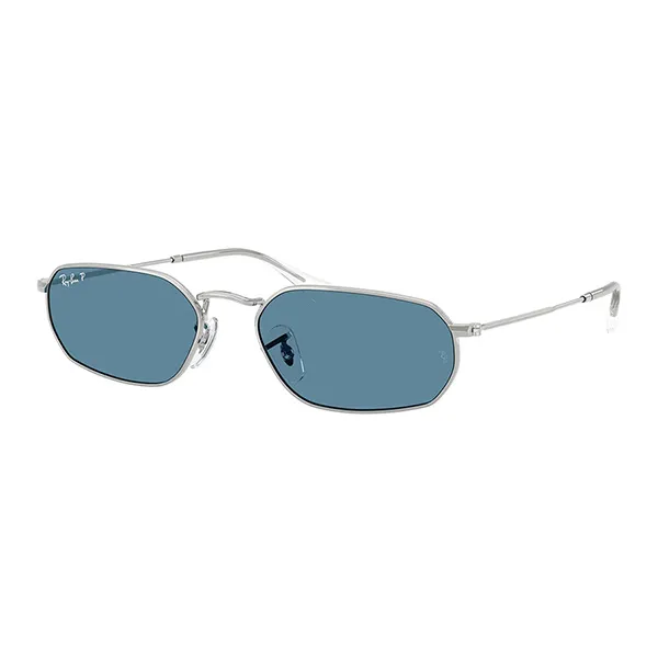Kính Mát Unisex Rayban Sunglasses 0RB3947 003/S257 Màu Xanh/Bạc