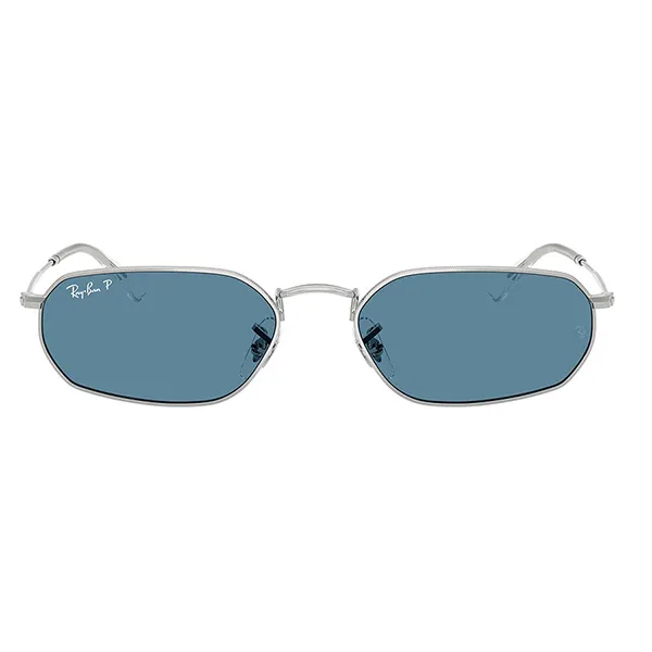 Kính Mát Unisex Rayban Sunglasses 0RB3947 003/S257 Màu Xanh/Bạc