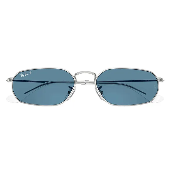 Kính Mát Unisex Rayban Sunglasses 0RB3947 003/S257 Màu Xanh/Bạc