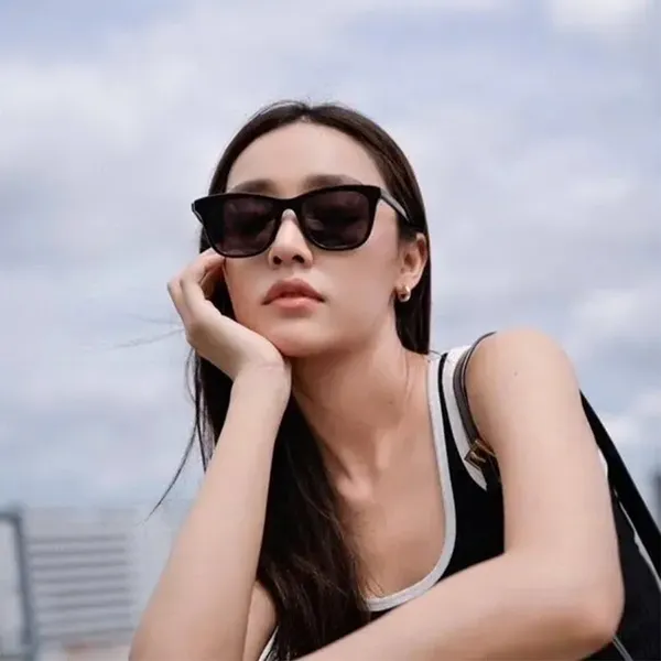 Kính Mát Unisex Yves Saint Laurent YSL Sunglasses SL587/K 001 Màu Đen