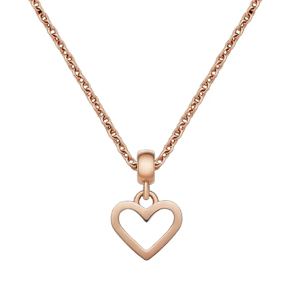 Mặt Dây Chuyền Daniel Wellington Letter Màu Vàng Hồng