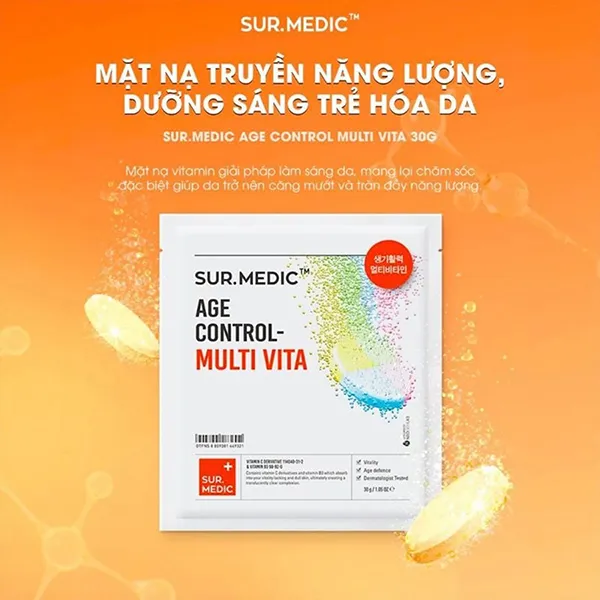 Mặt Nạ Sur Medic+ Age Control Multi Vita Mask 30g