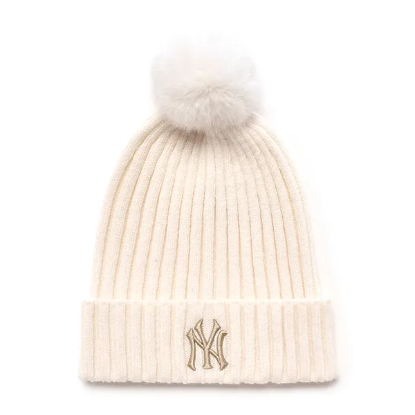 Mũ Len MLB New York Yankees 3ABNB1556-50CRD Màu Kem