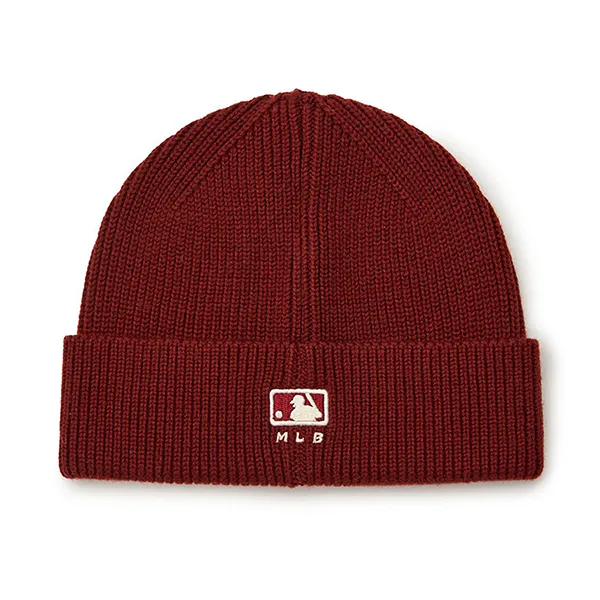 Mũ Len MLB Varsity Culsive Mid Vinny BOS 3ABNVM146-43WIS Màu Đỏ Đô