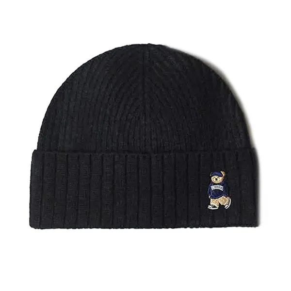 Mũ Len Spao Cap Embroidered Beanie Màu Đen