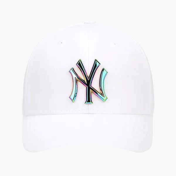 Mũ MLB Anodizing Logo New York Yankees White 32CPLG111-50W Màu Trắng