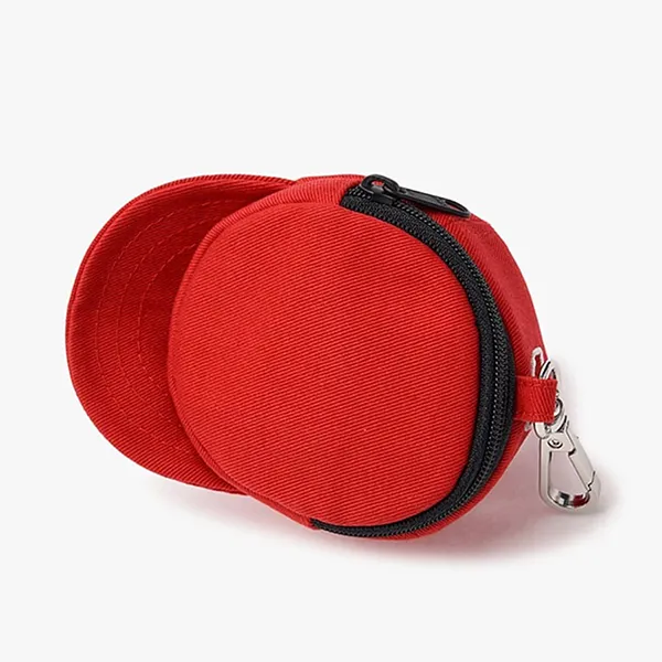 Móc Khóa Túi MLB Basic Ball Cap Pouch Keychain NY 3APOB015N-50RDM Red Màu Đỏ