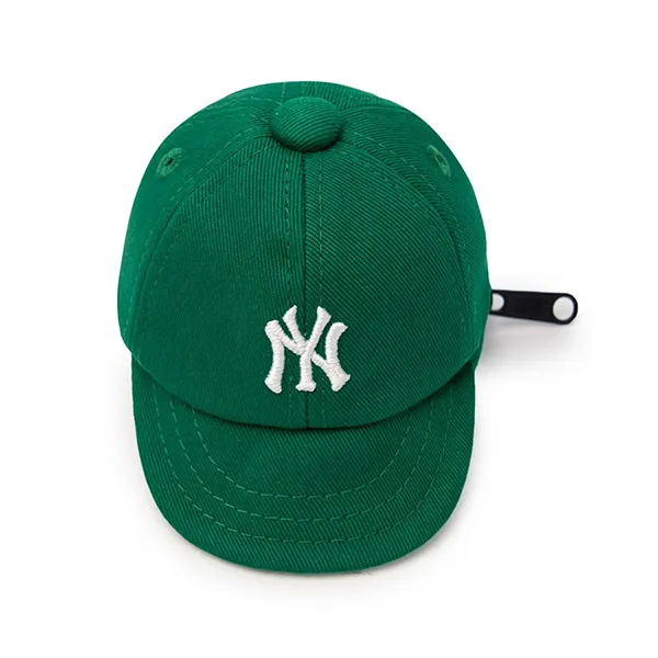 Móc Khóa Túi MLB Basic Ball Cap Pouch Keychain NY Green 3APOB015N-50GNS Màu Xanh Lá