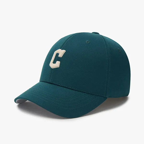 Mũ MLB Basic Logo Cleveland Guardians Ball Cap Green 3ACPB094N 45GND Màu Xanh Lá