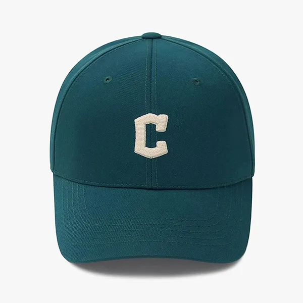 Mũ MLB Basic Logo Cleveland Guardians Ball Cap Green 3ACPB094N 45GND Màu Xanh Lá