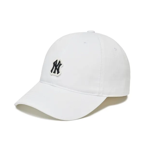 Mũ MLB Basic Wappen Ball Cap New York Yankees White 3ACP7802N-50WHS Màu Trắng