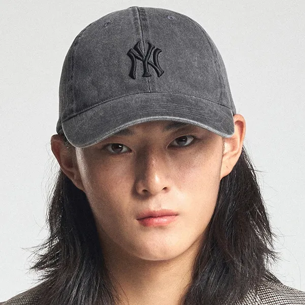 Mũ MLB Basic Washed Unstructured Ball Cap New York Yankees 3ACPVV14N-50GRD Màu Xám