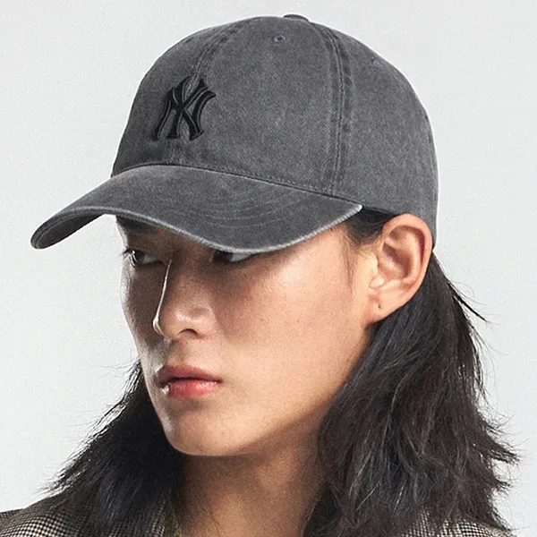 Mũ MLB Basic Washed Unstructured Ball Cap New York Yankees 3ACPVV14N-50GRD Màu Xám