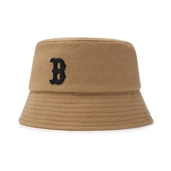 Mũ MLB Basic Wool Bucket Hat Boston Redsox 3AHTW0146-43CAL 69 Màu Nâu Size 57