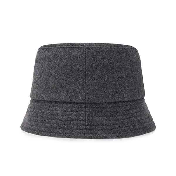 Mũ MLB Basic Wool Bucket Hat Cleveland Guardians 3AHTW0146 45MGD Màu Xám Size 57