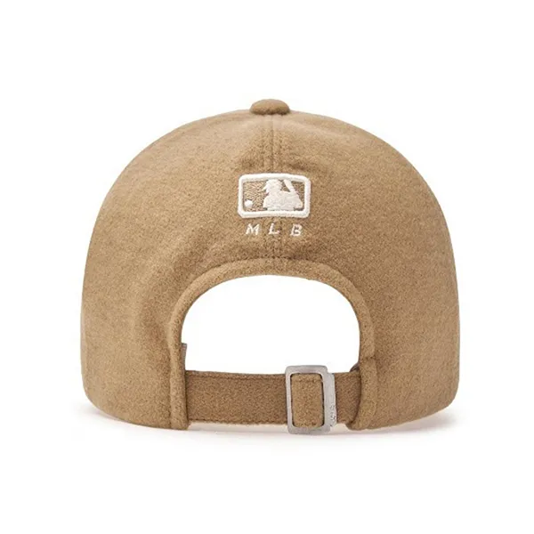 Mũ MLB Basic Wool Structure Ball Cap BOS 3ACPWC246-43CAL Màu Nâu Camel