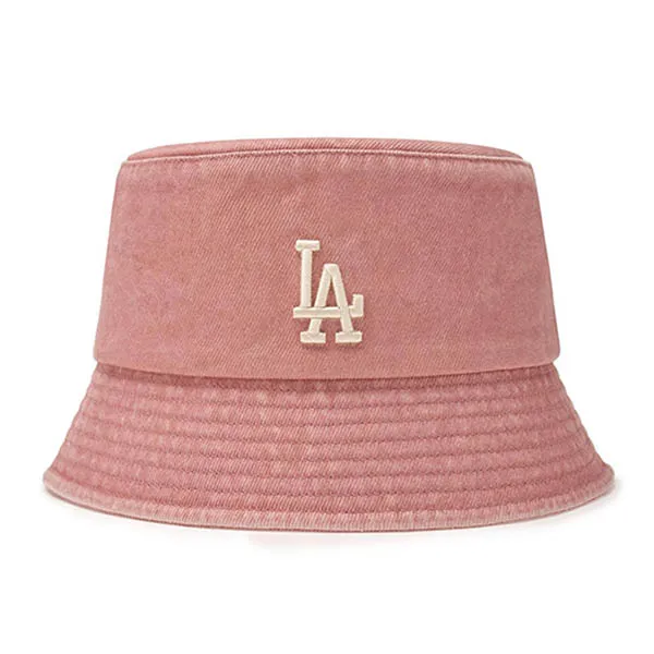 Mũ MLB Bucket Basic Drop Fit LA Dodgers 3AHT8804N-07PKM Màu Hồng Size 57