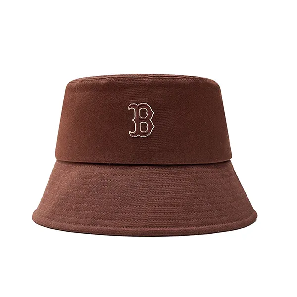 Mũ MLB Bucket Diamond Monogram Point 3AHTM103N-43BRD Màu Nâu Size 57