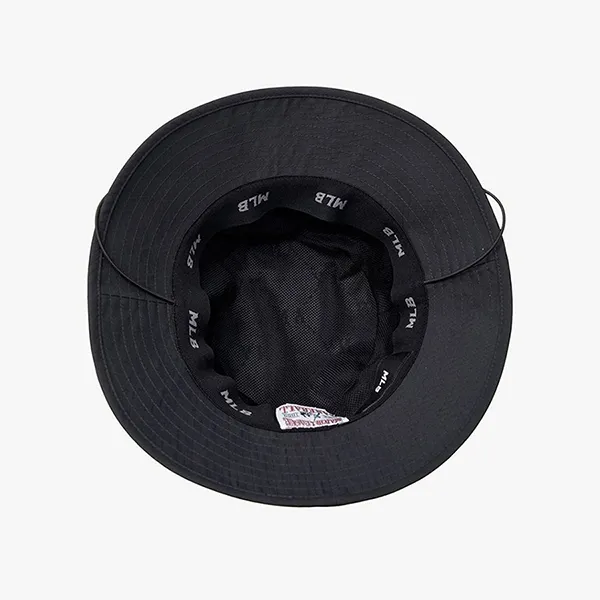 Mũ MLB Bucket Diamond Monogram Sporty Safari 3AHTM015N-50BKS Màu Đen Size 57
