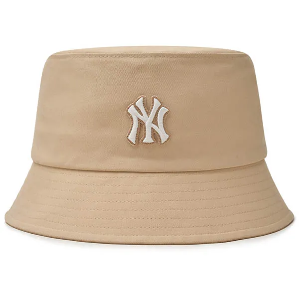 Mũ MLB Bucket Hat New York Yankees 3AHT7804N-50BGL Màu Be Size 57