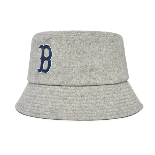 Mũ MLB Bucket Wool Bucket Hat Boston Red Sox 3AHTW0126-43MGD Màu Ghi Xám Size 57