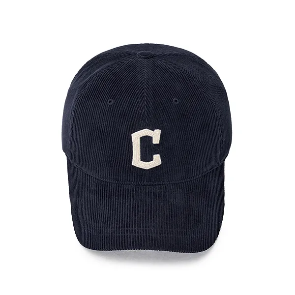 Mũ MLB Cleveland Guardians Corduroy Unstructured Ball Cap 3ACPWC156 45NYS Màu Xanh Navy