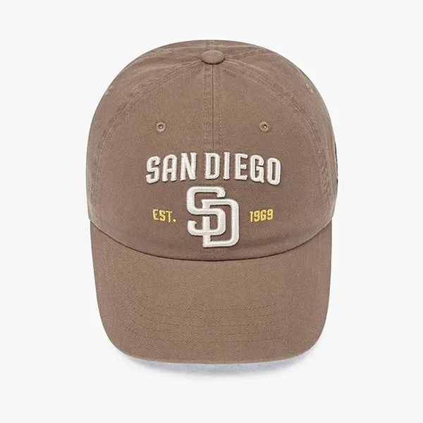 Mũ MLB Coopers Town Patch Unstructured Ball Cap 3ACPB105N-13BGD Màu Nâu