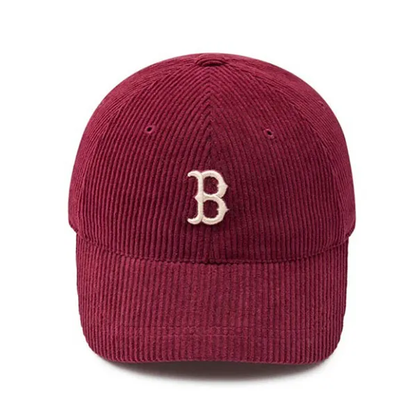 Mũ MLB Corduroy Unstructured Ball Cap 3ACPWC136-43BDS Màu Đỏ
