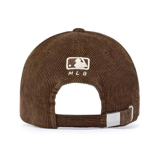 Mũ MLB Corduroy Unstructured Ball Cap LA Dodgers Brown 3ACPWC156 07BRS Màu Nâu