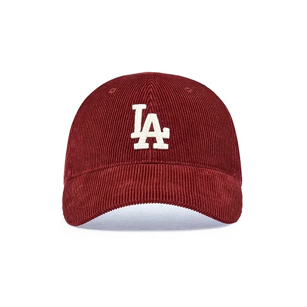 Mũ MLB Corduroy Unstructured Ball Cap LA Dodgers Red Burgundy 3ACPWC156 07WIS Màu Đỏ