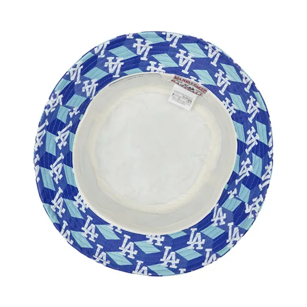 Mũ MLB Cube Monogram Bucket Hat Los Angeles Dodgers 3AHTM033N 07BLS Màu Xanh