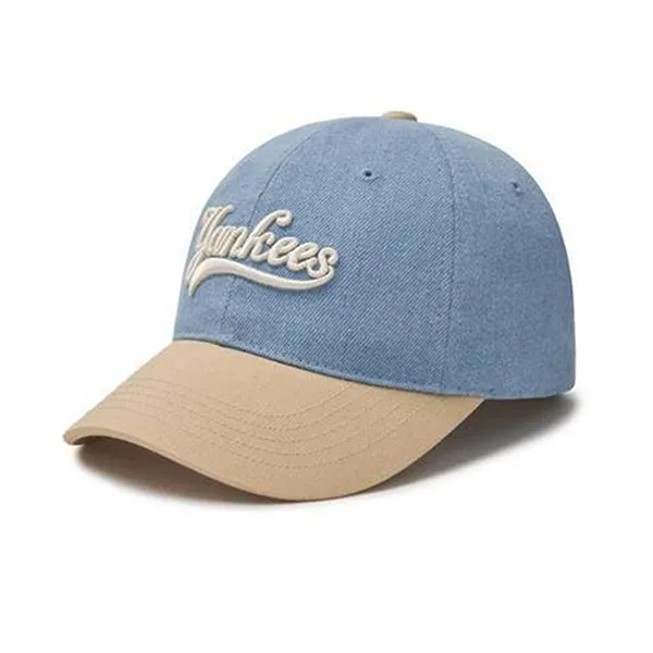 Mũ MLB Culsive Lettering Denim Color Block Unstructured Ball Cap Dodgers Denim 3ACPVD24N-50BLL Màu Xanh Nhạt