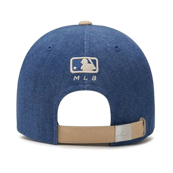 Mũ MLB Culsive Lettering Denim Color Block Unstructured Ball Cap LA Dodgers Indigo 3ACPVD24N-07INS Màu Xanh Đậm