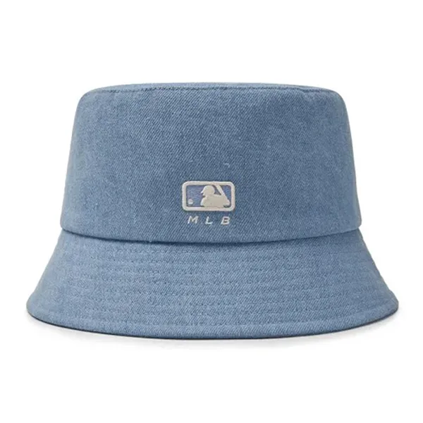 Mũ MLB Culsive Lettering Denim Yankees Bucket Hat 3AHTVD14N-50BLL Màu Xanh Nhạt Size 57