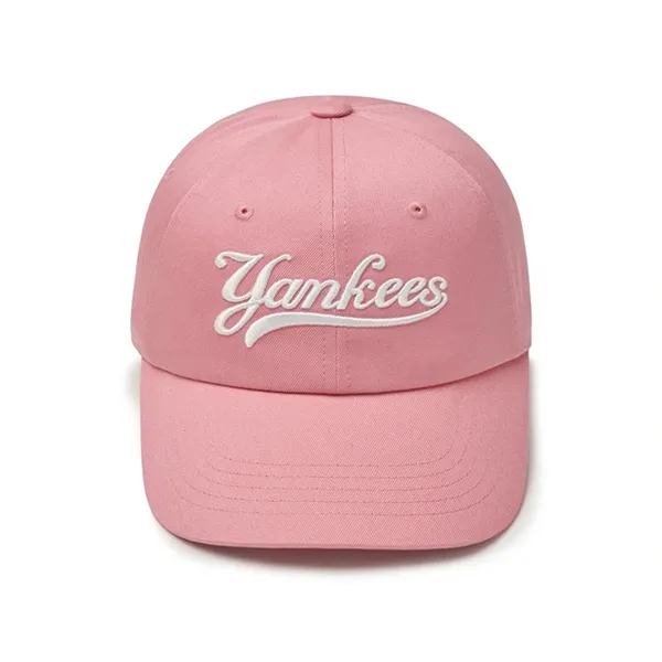 Mũ MLB Culsive Lettering Unstructured Ball Cap New York Yankees 3ACPVL34N-50PKS Màu Hồng