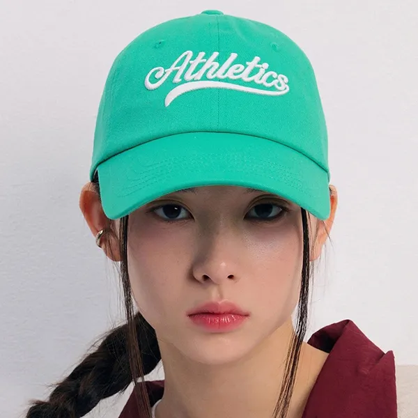 Mũ MLB Culsive Lettering Unstructured Ball Cap Oakland Athletics 3ACPVL34N-51GNL Màu Xanh Lá